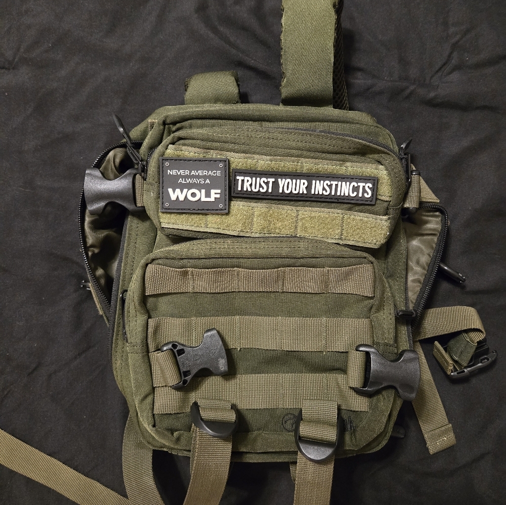WOLF Olive Tactical Backpack